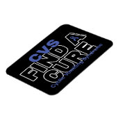 FINDEN SIE EINE KURZE/KUCHE...CVS MAGNET (Linke Seite)