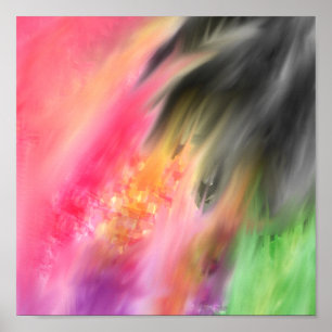 Finden Sie es Einfach Abstrakt 33.2 modern Poster