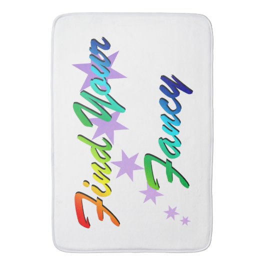 Finden Sie extravagant 2 Badematte (Vorderseite Vertikal)