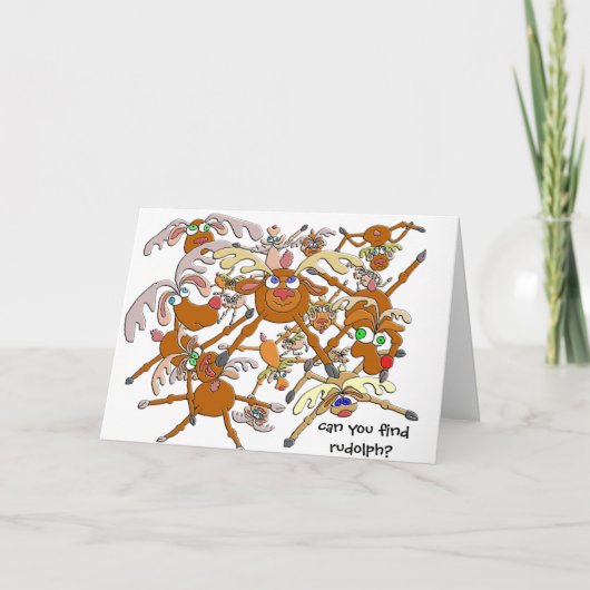 finden Sie Feiertagskarte (Vorderseite)