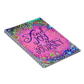 Finden Sie Freude in der Reise Pink Inspirivity Tr Notizblock (Rechte Seite)