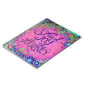 Finden Sie Freude in der Reise Pink Inspirivity Tr Notizblock (Linke Seite)
