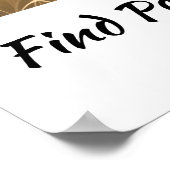 FINDEN SIE FRIEDEN IN DER BRISE POSTER (Ecke)