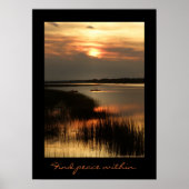 Finden Sie Frieden in... Poster (Vorne)