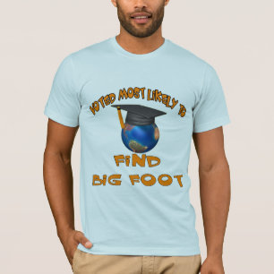 Finden Sie großen Fuß T-Shirt