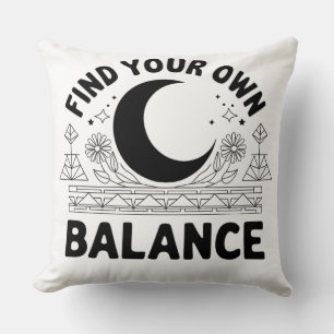 Finden Sie Ihr eigenes Gleichgewicht Bandana Kissen