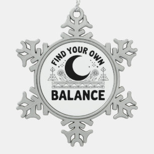 Finden Sie Ihr eigenes Saldo Auto Magnet Schneeflocken Zinn-Ornament