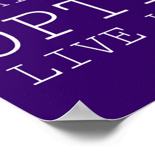 Finden Sie Ihr Glück Poster (Ecke)