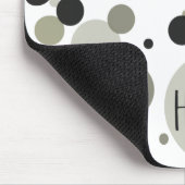 Finden Sie Ihr glückliches Gold Black Confetti Mousepad (Ecke)