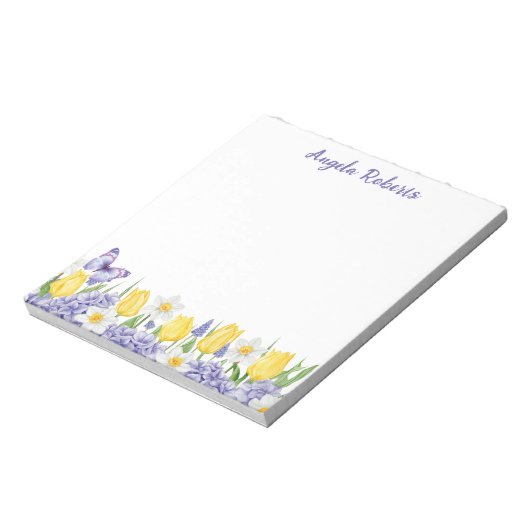 Finden Sie Ihr perfektes Bloom Notepad. Notizblock (Rotiert)