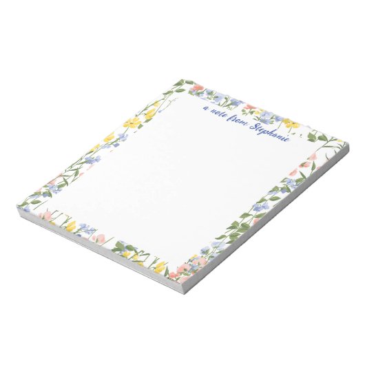 Finden Sie Ihr perfektes Bloom Notepad. Notizblock (Rotiert)