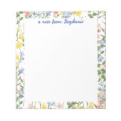 Finden Sie Ihr perfektes Bloom Notepad. Notizblock (Vorderseite)