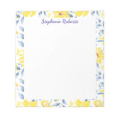 Finden Sie Ihr perfektes Bloom Notepad. Notizblock (Vorderseite)