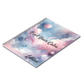 Finden Sie Ihr ruhiges Celestial Journal Notizblock (Linke Seite)