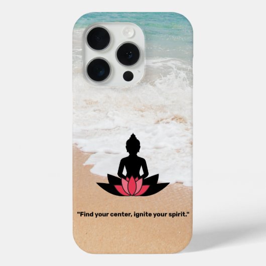 "Finden Sie Ihr Zentrum, entzünden Sie Ihren Geist Case-Mate iPhone Hülle (Rückseite)