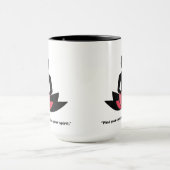"Finden Sie Ihr Zentrum, entzünden Sie Ihren Geist Tasse (Zentrum)