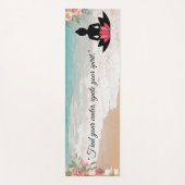 "Finden Sie Ihr Zentrum, entzünden Sie Ihren Geist Yogamatte (Vorderseite)