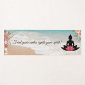 "Finden Sie Ihr Zentrum, entzünden Sie Ihren Geist Yogamatte (Vorderseite (Horizontal))