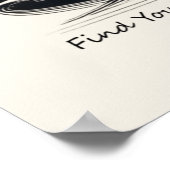 Finden Sie Ihr Zentrum Poster (Ecke)