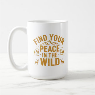 Finden Sie Ihre Ruhe im wilden Design Kaffeetasse