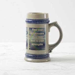 Finden Sie Ihre Schwächen Bierglas