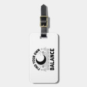 Finden Sie Ihren eigenen Saldo Gepäckanhänger (Vorderseite vertikal)