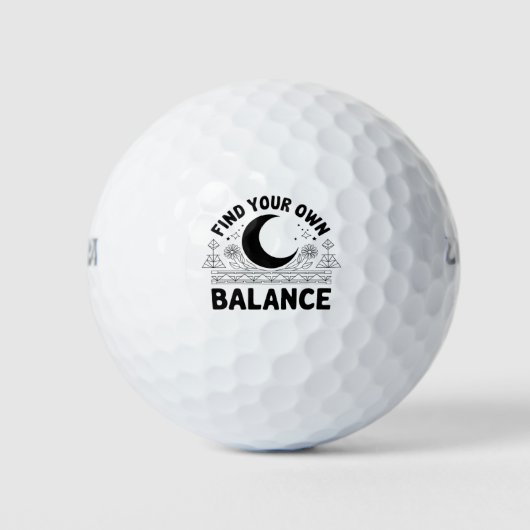 Finden Sie Ihren eigenen Saldo Golfball (Vorderseite)