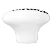 Finden Sie Ihren eigenen Saldo Keramikknauf (Seitenansicht)