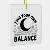 Finden Sie Ihren eigenen Saldo Keramikornament (Rechts)