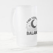 Finden Sie Ihren eigenen Saldo Mattglas Bierglas (Vorderseite Links)