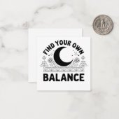 Finden Sie Ihren eigenen Saldo Mitteilungskarte (Vorderseite/Rückseite Beispiel)