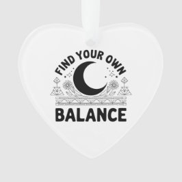 Finden Sie Ihren eigenen Saldo Ornament