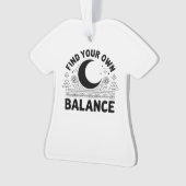 Finden Sie Ihren eigenen Saldo Ornament (Vorderseite)