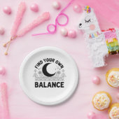 Finden Sie Ihren eigenen Saldo Pappteller (Party)