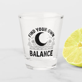 Finden Sie Ihren eigenen Saldo Schnapsglas