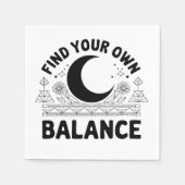 Finden Sie Ihren eigenen Saldo Serviette (Vorderseite)