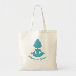 Finden Sie Ihren Flow Tote Bag (Cyan) Tragetasche