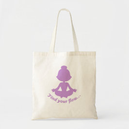 Finden Sie Ihren Flow Tote Bag (Lila) Tragetasche