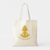 Finden Sie Ihren Flow Tote Beutel (gelb) Tragetasche (Rückseite)