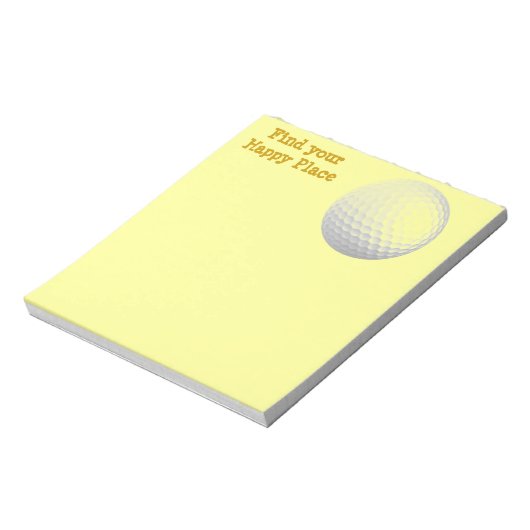 Finden Sie Ihren glücklichen Platz Notizblock (Rotiert)
