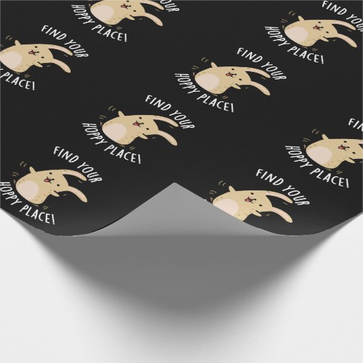 Finden Sie Ihren Hoppingplatz Funny Rabbit Pub Dar Geschenkpapier (Ecke)