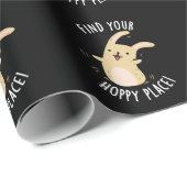 Finden Sie Ihren Hoppingplatz Funny Rabbit Pub Dar Geschenkpapier (Rolleneckpunkt)