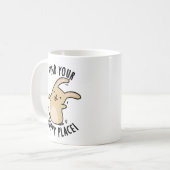 Finden Sie Ihren Hoppy Place Funny Rabbit Pub Kaffeetasse (Vorderseite Links)