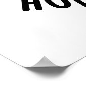 Finden Sie Ihren Hoppy Place Funny Rabbit Pub Poster (Ecke)