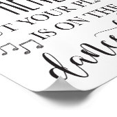 Finden Sie Ihren Platz hier Hochzeitplakatzeichen Poster (Ecke)