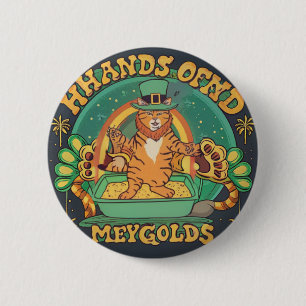 Finden Sie Ihren Pot of Gold Green Day of Joy! Button