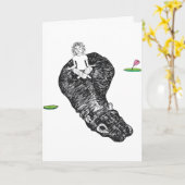 Finden Sie Ihren Saldo - Grußkarte Karte (Gelbe Blume)