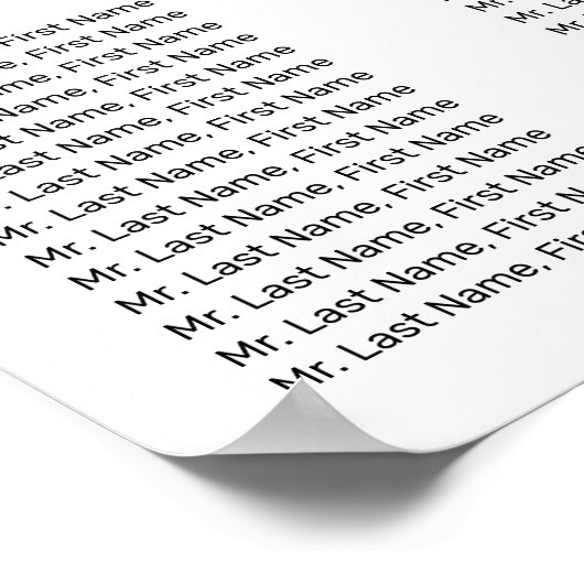 Finden Sie Ihren Sitzplatz ganz einfach Poster (Ecke)