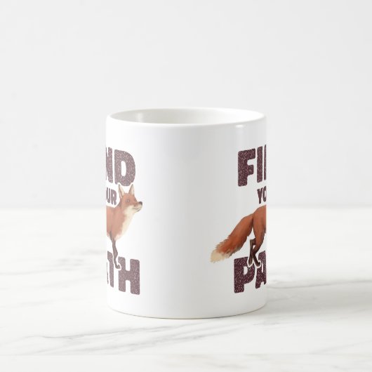 Finden Sie Ihren Weg Red Fox Kaffeetasse (Mittel)
