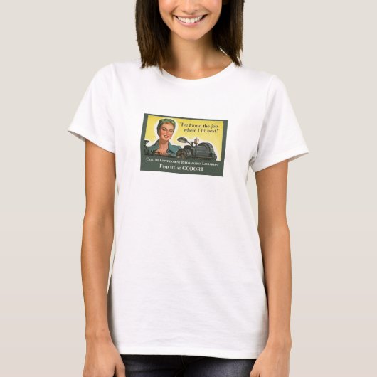 Finden Sie mich an GODORT T-Shirt (Vorderseite)